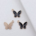 Enamel Butterfly Charms in Five Colors for Jewelry and Craft Making view 4