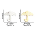 Colorful Umbrella Enamel Metal Jewelry Charms, 16 Designs view 2