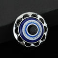 Silver Tone Evil Eye Charm Pendant Eight Mixed Shapes view 8