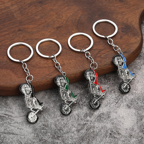 Metal Motorcycle Model Keychain Creative Zinc Alloy Key Ring