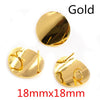 Gold Oval 18mm