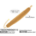 Multi Strand Layered Snake Chain Necklace And Bracelet Set view 8