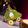 Jeweled Pumpkin Carriage Keychains in Nineteen Pictured Designs view 4