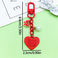 Heart Charm Keychains in 24 Pictured Variations for Bags and Keys view 11