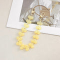 Acrylic Heart Bead Phone Chain Strap with Gold Swivel Clasps view 6