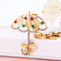 Mixed Lovebird Butterfly and Umbrella Keychains in Four Pictured Designs view 4
