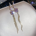 Gold Tone Floral Threader and Hook Earrings in Three Styles view 8