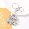 Rhinestone Frog Keychain Lobster Clasp Seven Color Options view 3