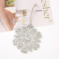 Rhinestone Pumpkin Carriage Snowflake Christmas Ornaments view 7