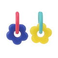 Colorful Layered Flower and Teardrop Statement Earrings view 5