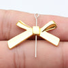 Silver Ribbon Bow