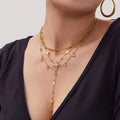Star and Crystal Y Necklace Bracelet Collection in Gold or Silver view 4