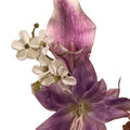 Fabric Lily Calla Flower Duckbill Hair Clip Purple Pink view 5