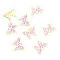 Crystal Enamel Butterfly Charms in Seven Colors and Two Tones view 12
