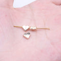 8x7mm 0.67g Multicolor Zinc Alloy Heart Small Hole Beads for DIY Bracelet Necklace Making