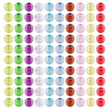 Ten-Color Eight Millimeter Translucent Round Acrylic Bead Collection view 5