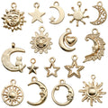 Yellow Sun and Moon Metal Charms with 17 Listed Options view 5