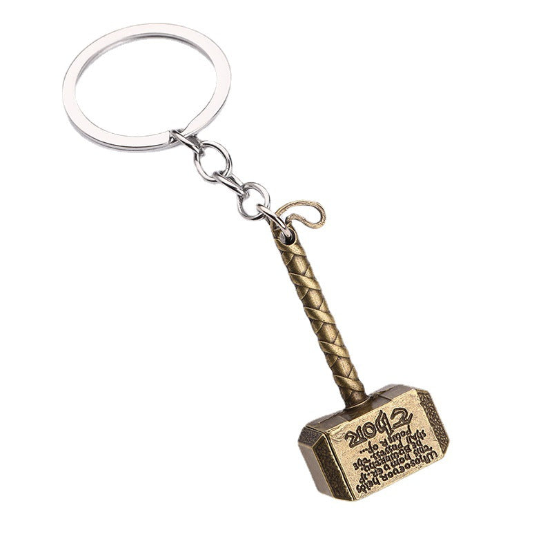 Thor Hammer Zinc Alloy Keychain Avengers Inspired Gift Accessory