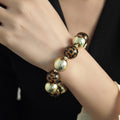 Leopard Bead Bracelet and Necklace Jewelry Collection view 4