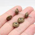 Conical Ring Spacer Beads in Two Antique Finishes for Jewelry Making view 4
