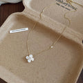 Flower Pendant Beaded Chain Necklaces Fashion Jewelry Accessory view 7