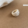 Ivory Rhinestone Ring
