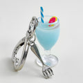 Miniature Fruit Drink Cup Charm Keychain With Mini Fork view 4