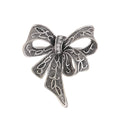 Ribbon Bow Two Designs Metal Brooch Pin 4.2 x 4.7 cm view 6