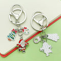 Christmas Charm Keychains Featuring Snowman Across 81 Pictured Variations view 2