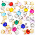 Crystal Bunny Charms in Nine Colors and Two Metal Tones view 4
