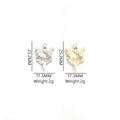 Enamel-Look And Crystal-Accented Gold Silver Ballerina Alloy Charms in 2 Styles view 3