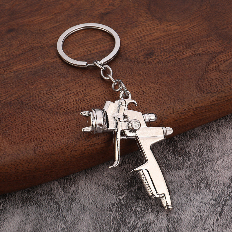 Creative Zinc Alloy Pistol and Machine Gun Metal Keychain