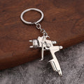 Creative Zinc Alloy Pistol and Machine Gun Metal Keychain