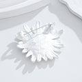 Daisy Metal Brooch Pin for Jackets and Lapels Pictured Design view 4