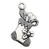 Gray Christmas Stocking