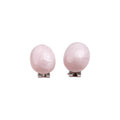 Pink Oval Stud Earrings In Two Distinct Sizes Fashion Jewelry view 5