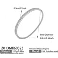 Slim Crystal Hinged Bangle Collection in Gold and Silver Tone view 11