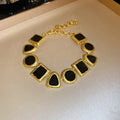 Eight Mixed Color Geometric Beetle And Black Stone Jewelry Designs view 7