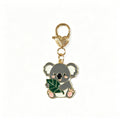 Gold Tone Enamel Koala Heart-Clasp Charms in Six Designs view 7