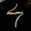 Gold Crystal Cuff