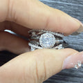 Mixed Clear Stone Ring Designs In Eighteen Size Variants view 4