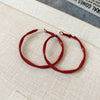 Small Red Hoops