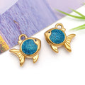 Gold-Tone Goldfish Metal Charms with 16 Listed Options view 7