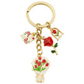 MOM and MAMA Rose Bouquet Enamel Keychains, 5 Designs view 5