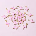 Tiny Enamel Lightning Bolt Metal Charms in Nine Colors view 10