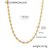 Gold Clear Necklace