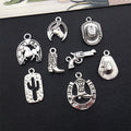 Alloy Metallic Western Theme Metal Charms with 12 Listed Options view 2