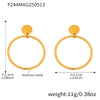 Gold Hoop Pair
