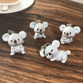 Koala Otter and Flamingo Animal Clip Keychains in Five Designs view 1
