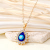 Navy Teardrop Eye